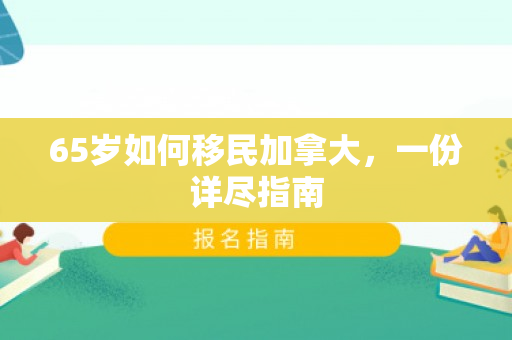 65岁如何移民加拿大，一份详尽指南