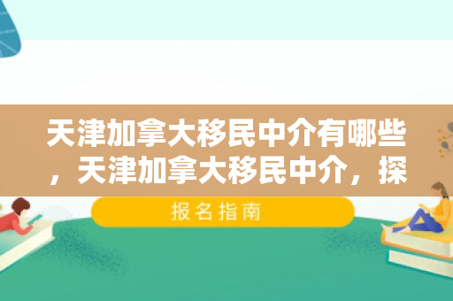 天津加拿大移民中介有哪些，天津加拿大移民中介，探索移民之路的引导者