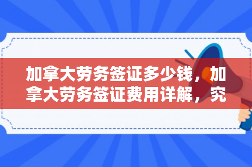 加拿大劳务签证多少钱，加拿大劳务签证费用详解，究竟需要多少钱？