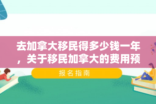 去加拿大移民得多少钱一年，关于移民加拿大的费用预算与考量